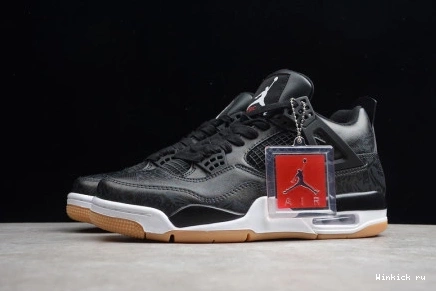 AIR 4 JORDAN LASER BLACK GUM SE 0723
